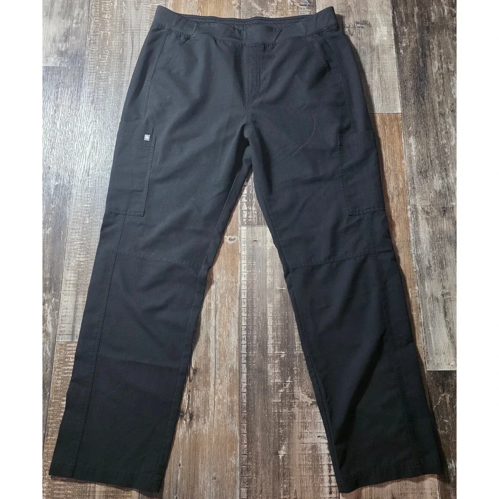 FIGS Men's Axim Cargo Black Scrub Pants Size XXL(B)